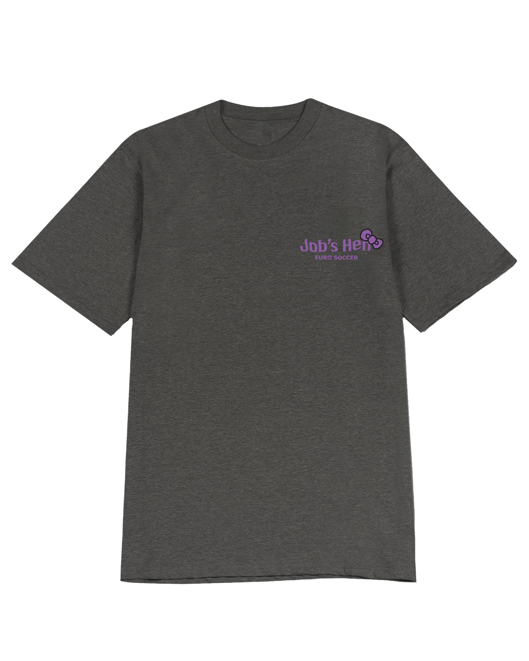 Cute Meow Tee - Charcoal (Vintage Wash)
