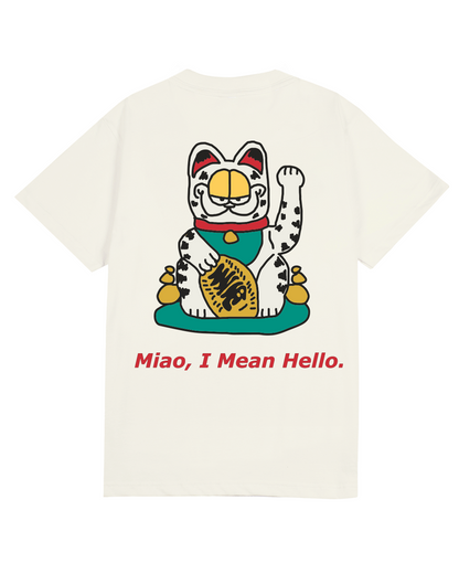 Miao Tee - Cream (Vintage Wash)